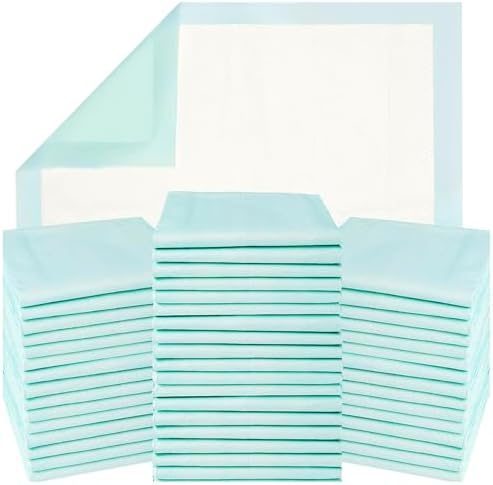 GREEN LIFESTYLE Underpads - Pet Training Pads for Dogs, Cats, Bunny, Chucks Pads for Adults, for use as Incontinence Bed Pads, Seniors Bed Pad (Pack of 50 - 36x36) by GreenLifeStyle