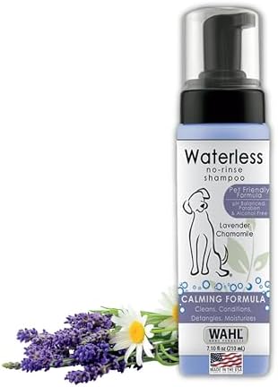 Wahl Waterless No Rinse Shampoo for Animals, Lavender Chamomile, 7.1 oz by Wahl