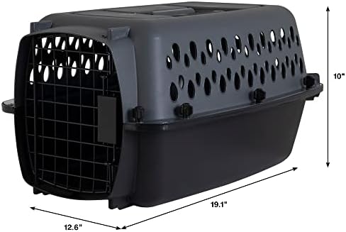 Petmate Pet Porter Dog Kennel 19in, Dark Gray and Black, up to 10lbs - Image 6