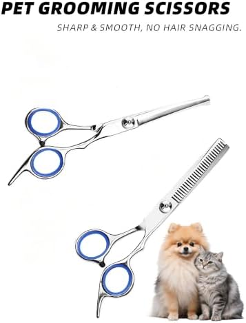 Dog Brush for Shedding,Deshedding Slicker Undercoat Rake Brush for Dog,8PCS - Image 7