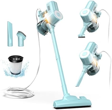 Roomie Tec Corded Stick Vacuum Cleaner for Home, 450W High Suction Power by Roomie