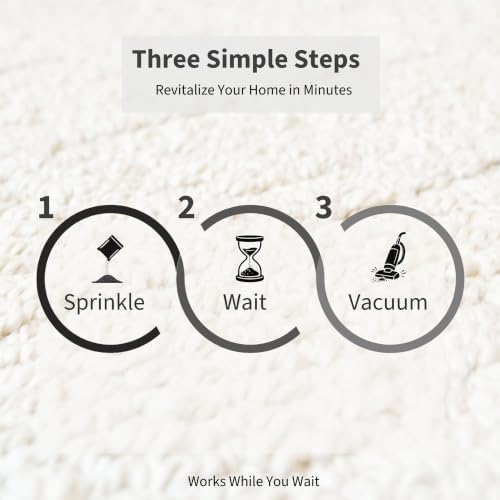 Lapew White Cinnamon Pumpkin Carpet Deodorizer Powder - Pet Safe Freshener for Vacuuming | Scented Odor Eliminator for Home | 36 oz - Image 4