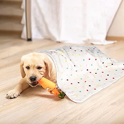 Dono 1 Pack 3 Dog Blankets, Soft Fluffy Fleece Pet Blanket Warm Sleep Mat Paw Print Design Puppy Kitten Throw Blanket Doggy Mat, Blanket for Dogs - Image 6