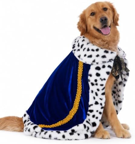 Lovelyshop Royal Velvet Pet Cloak, Blue, XL by Lovelyshop
