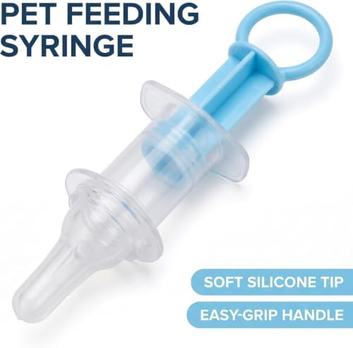 Blue Pet Medicine Feeder Liquid Oral Syringe Milk Nursing Bottles Syringe Soft Tip Plastic Pet Medical Feeding Tool for Dog Puppy Cat, Kitten Nursing Supplies - Image 6