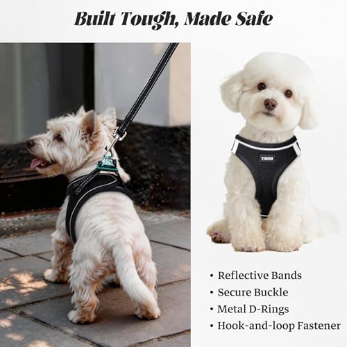 No Pull Dog Puppy Harness and Leash Set Reflective Mesh Vest Small - Image 5