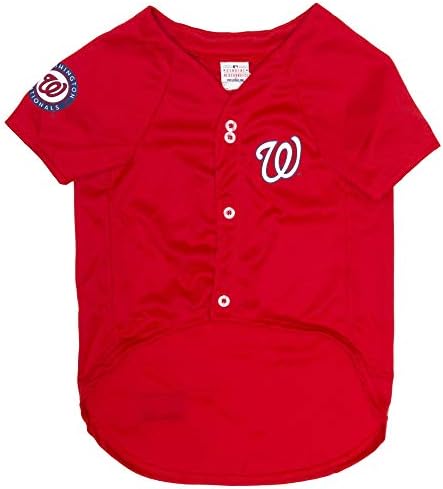 Official MLB Washington Nationals Pet Jersey for Dogs & Cats, Size Large - Stylish Baseball Jersey for Your Furry Fan- Show Off Team Spirit with The Perfect Fan Apparel Gear for Pet, Dog & Cat - Image 3