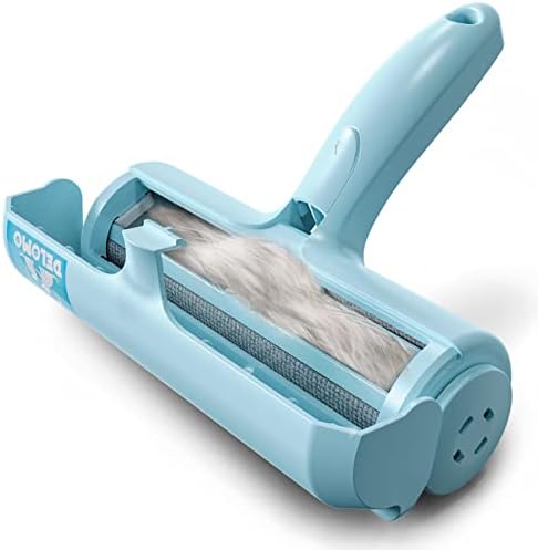 DELOMO Pet Hair Remover Roller, Reusable Lint Roller for Dog and Cat Hair by DELOMO