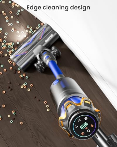 Cordless Vacuum Cleaner, Upgraded 650W 55KPA 70Mins Cordless Stick Vacuum Cleaner with Self-Standing and Touch Screen, Anti-tangle Wireless Vacuum, Vacuum Cleaners for Home/Pet Hair/Carpets/Floors - Image 3