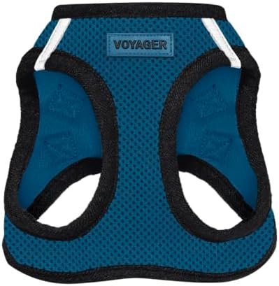 Voyager Step-in Air Dog Vest Harness - Blue/Black Trim, XX-Small by BestPetSuppliesLLC