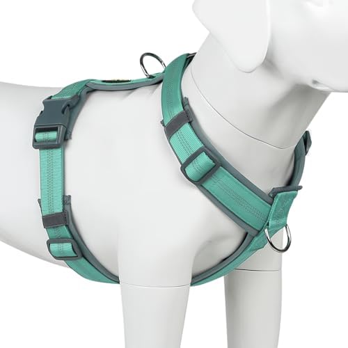 Plutus Pet No Pull Dog Harness, Adjustable Nylon Harness with Soft Padding by PLUTUSPET