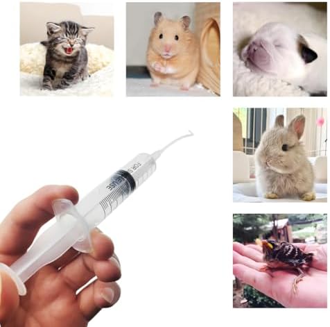 11pcs Puppy Kitten Feeding Tube Kit for Small Animals and Clear Feeding Syringe 5/10/20/30/60ml, Clear Feeding Tube, Syringe Bulb for Puppy Kitten Nestling Feeding Tools - Image 4