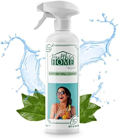 CHOMP! Painted Wall Cleaner Spray: Healthier Home 5-Minute CleanWalls 4-in-1 Multipurpose, Ceiling and Baseboard Cleaning - Dirt, Dust, Odor and Stain Remover - 32 Oz (Summer Sun Scent) by CHOMPHealthierHome