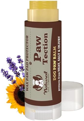 Natural Dog Company PawTection Dog Paw Wax – 0.15 oz Stick by NaturalDogCompany