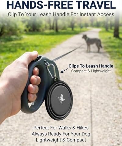 Rest-Eazzzy Collapsible Dog Bowls, 2 Pack Sturdy Portable Dog Water Bowls - Image 7