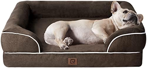 EHEYCIGA Orthopedic Dog Bed Medium Size Dog, Waterproof Washable Pet Beds by EHEYCIGA