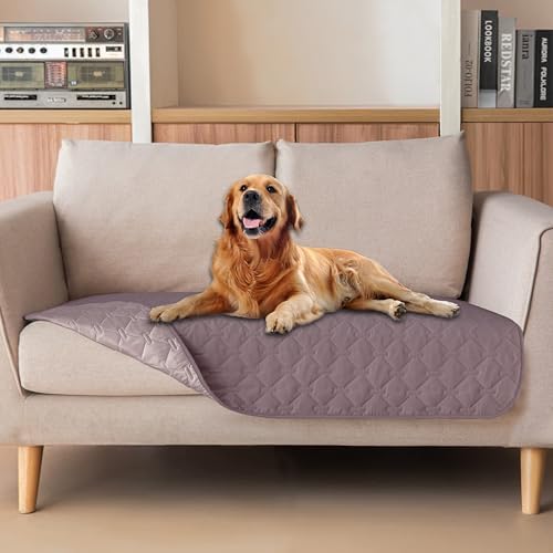 gogobunny Waterproof Loveseat Cover, Reversible Dog Cat Blanket for Couch by gogobunny