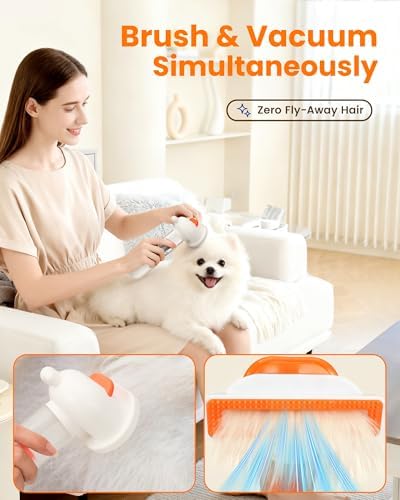 Vacuum Dog Brush for Shedding, Mess-Free Grooming - Image 3