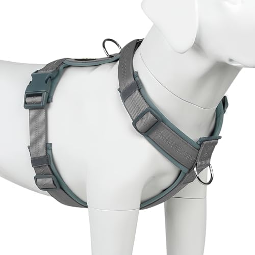 Plutus Pet No Pull Dog Harness, Adjustable Nylon Harness with Soft Padding by PLUTUSPET