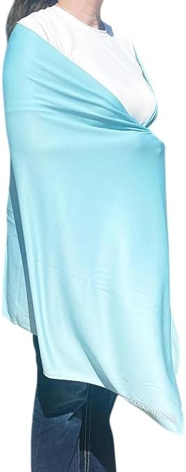 SHAKEitCOOL Large Cooling Shawl - Instant Heat Relief for Outdoor Events by SHAKEitCOOL
