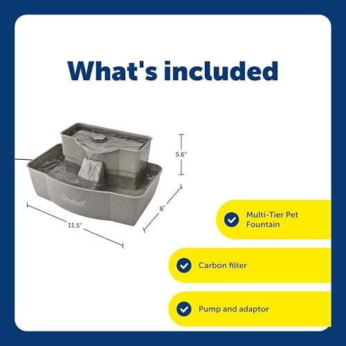PetSafe Drinkwell Multi-Tier Pet Fountain, Cats & Dogs, Large - Image 4