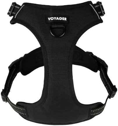 Voyager Dual Attachment No Pull Harness - Black, X-Large by BestPetSuppliesLLC