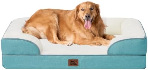 EHEYCIGA Orthopedic Extra Large Dog Bed, Waterproof Washable XL Pet Bed 44" by EHEYCIGA
