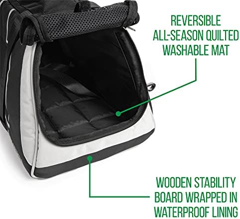 Sherpa Forma Frame Crash-Tested Travel Pet Carrier, Airline Approved & Guaranteed On Board - Black, Medium - Image 4