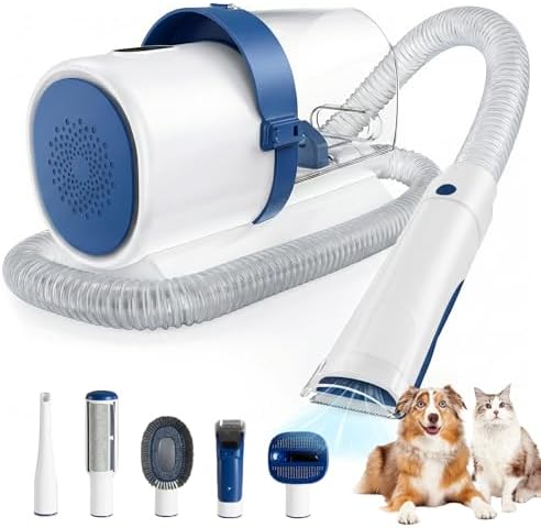 NEWBULIG Pet Grooming Vacuum Kit for Cats and Dogs, 3 Suction Modes by NEWBULIG