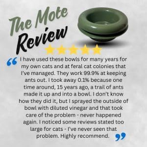 The Mote - ant Proof Dog Bowl, Innovative Waterless System, Durable & Maintenance-Free, Simple Design Effectively Keeps Ants Out, for Dogs, Cats, and More (Grey) - Image 6