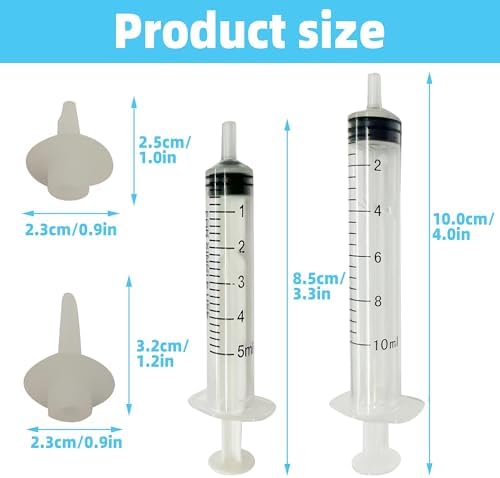 Kitten Nipples for Feeding Puppy Bottle with Nipple and Syringe - Image 2
