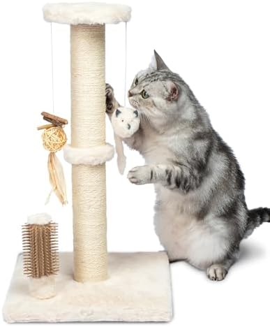 Best Pet Supplies Catify Cat Scratching Post - Beige H: 33" by BestPetSuppliesLLC