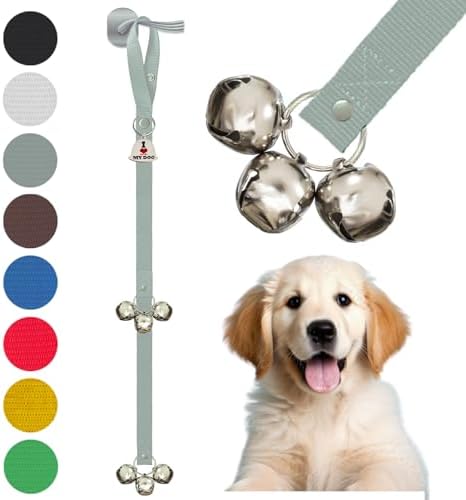 Caldwell's Pet Supply Co. Dog Potty Bells, Dog Door Bell, Bells to Go Outside, Potty Training Bell, Dogs Doorbell, Dogs Potty Doorbell, Ring to Go Pee, All Breed Puppy Training Tool by CaldwellsPetSupplyCo
