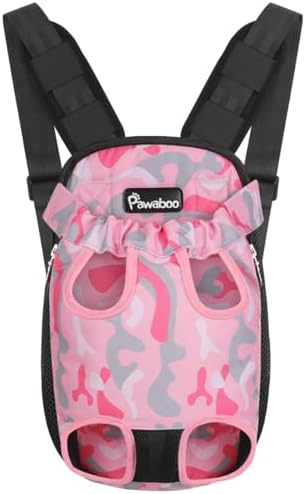Pawaboo Pet Front Carrier Backpack for Small Medium Dogs by Pawaboo