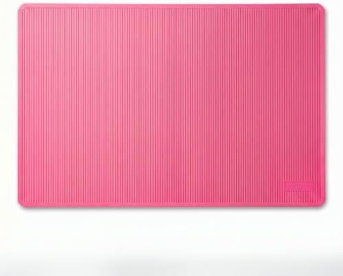 Pet Grooming Table Non-Slip Mat - Padded Mat for at-Home Grooming Dogs and Cats,Bathing Mat for Pets, Diameter：57cm/22.44inch (Pink, 75cm/29.5inch) by Phenfor