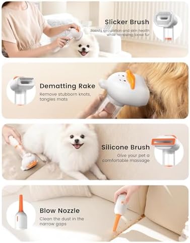 Vacuum Dog Brush for Shedding, Mess-Free Grooming - Image 6