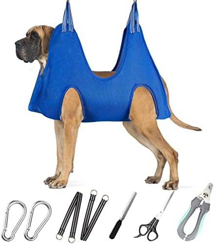 Ateson Dog Grooming Hammock for Large Dogs, Nail Trimming Harness, Size XXL by ATESON