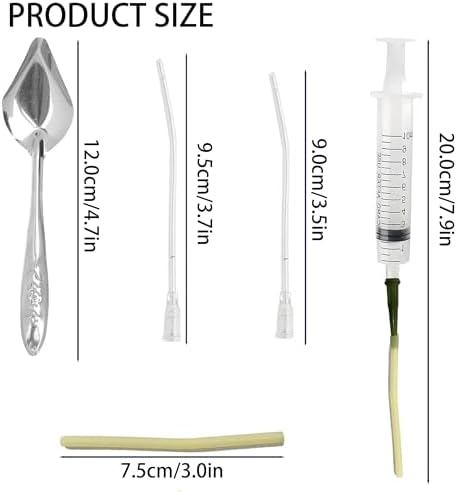 10pcs Parrot Feeding Tools Bird Parrot Feeding Tubes Food Syringe - Image 2