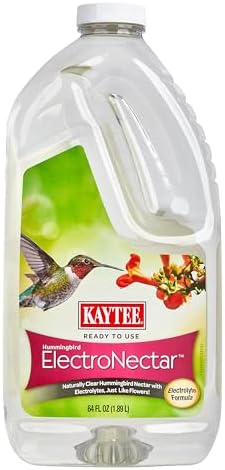 Kaytee Hummingbird ElectroNectar Wild Bird Food, Ready to Use, 64 Ounces by Kaytee