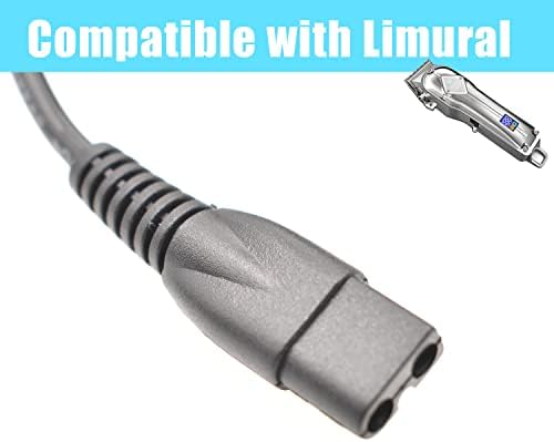 Charger Compatible with Limural Hair Clippers for Men,Hair Clippers Charger Cord Replacement fits Limural Hair Clipper, Power Cord Supply Adapter - Image 4