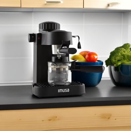 IMUSA USA GAU-18202 4 Cup Espresso/Cappuccino Maker,120 volts, Black - Image 5