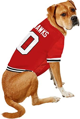 NHL Chicago Blackhawks A Premium Big Jersey for Dogs & Cats, Red, XX-Large - Image 2