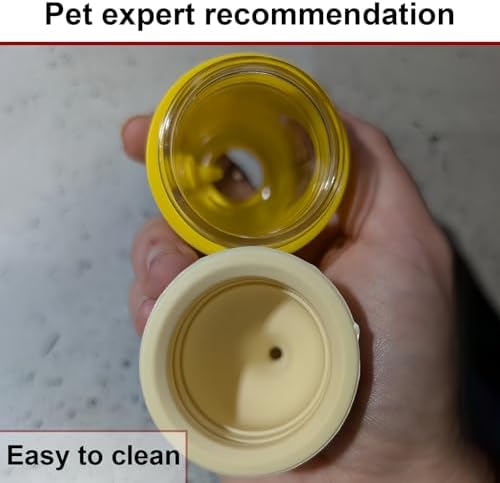Pet Nursing Bottle, Yellow Animal Feeding Bottles with Soft Silicone Nipple, Anti-Choking Design, Slow Flow Kitten Bottle Feeding kit for Puppies, Kittens and Small Animals (20 ml) - Image 4