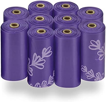 Best Pet Supplies Poop Bags for Dogs - Lavender, 150 Count by BestPetSuppliesLLC
