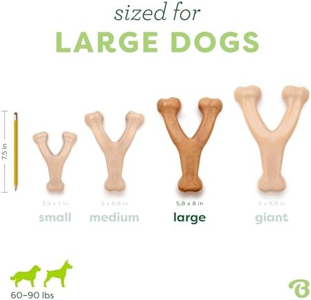 Benebone Wishbone Dog Chew Toy for Aggressive Chewers, Large, Real Chicken - Image 4