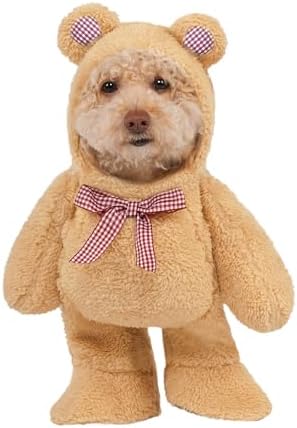 Rubies Walking Teddy Bear Pet Costume for Dogs or Cats, Small by Rubies