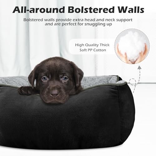 INVENHO Small Dog Bed Rectangle Washable Orthopedic Soft Calming Sleeping Durable Pet Cuddler with Anti-Slip Bottom - Image 2