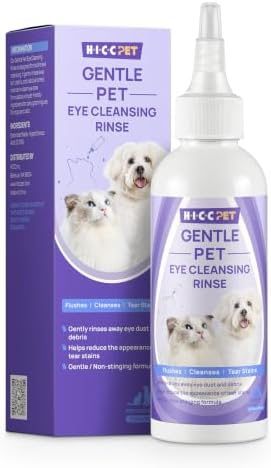 HICC PET Eye Area Cleansing Liquid for Dogs & Cats by HICCPET