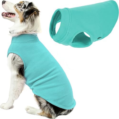 Gooby Stretch Fleece Vest Dog Sweater, Mint, 4X-Large by Gooby