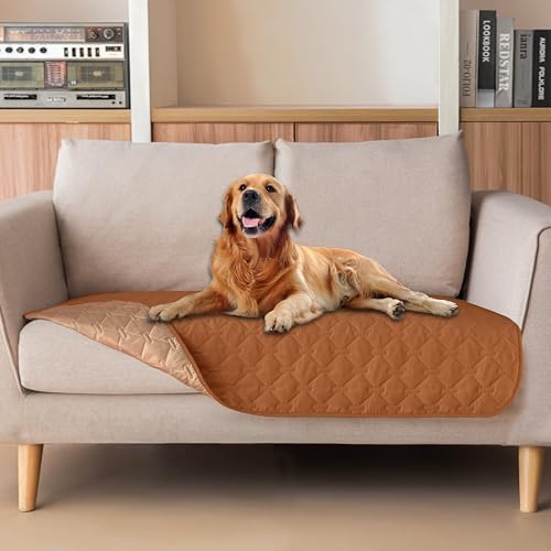 gogobunny Waterproof Loveseat Cover, Reversible Dog Cat Blanket for Couch by gogobunny